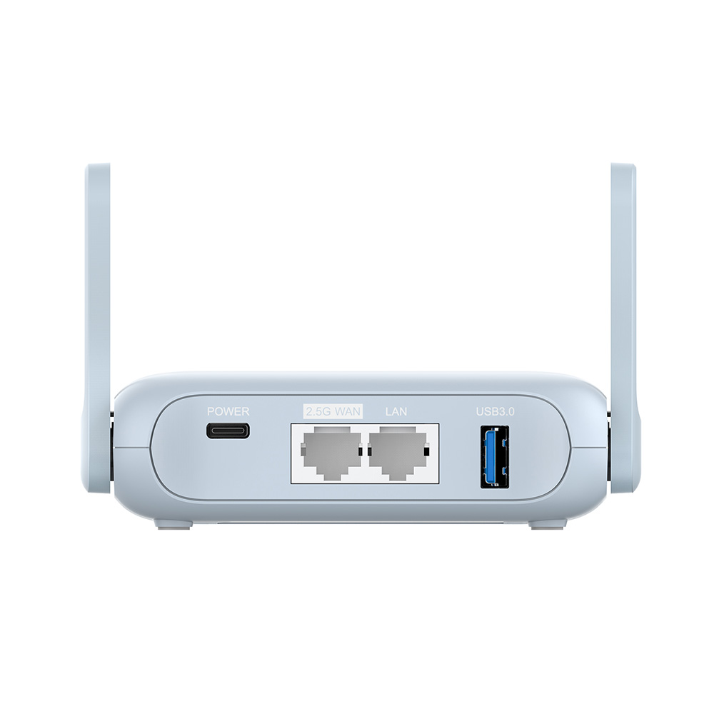 GL.iNet GL-MT3000 (Beryl AX) Wi-Fi 6 Wireless Travel Gigabit Router, Connect Public Hotel Wi-Fi, Captive Portal, Cybersecurity. 