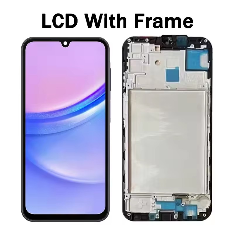 Top Quality LCD For Samsung Galaxy A15 Display Touch Screen Digitizer Panel Assembly Replacement Parts 100% Tested. 