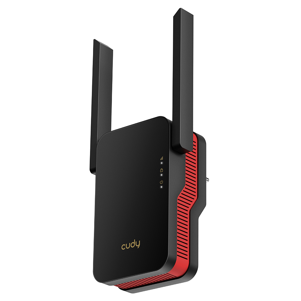Cudy RE3000 AX3000 Dual Band Wi-Fi 6 Range Extender - Extremely Fast AX3000 Wi-Fi 6 Technology -  OFDMA, Beamforming and MU-MIMO Supported - Work with any standard router or gateway - Gigabit Ethernet ports to connect wired devices. 