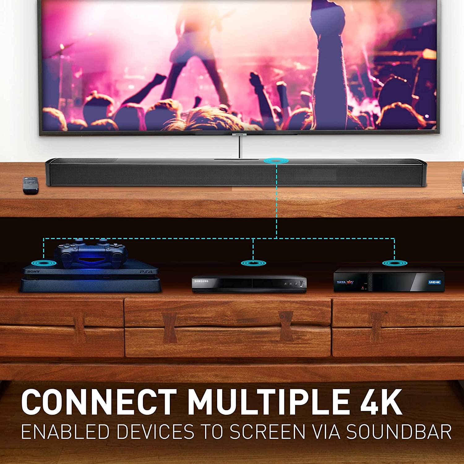 JBL BAR 9.1 Channel True Wireless Surround Soundbar with Dolby Atmos. 