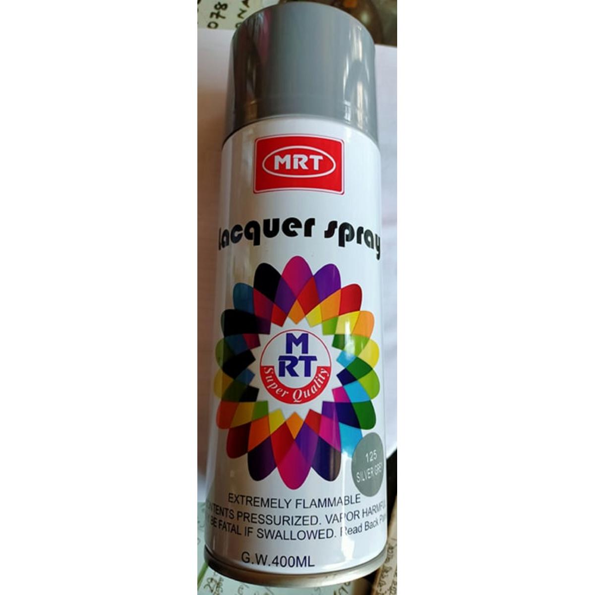 Spray Paint Silver Grey Code 125
