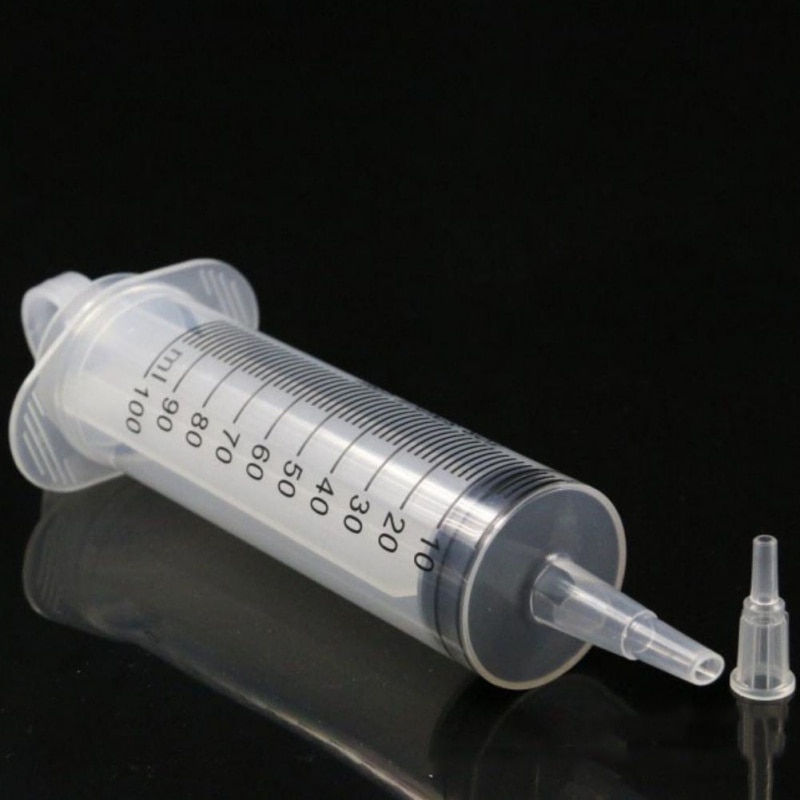 100ml / 150ml Reu Big Large Hydronics Plastic Nutrient Sterile Heh Measuring Syringe Tools  Feeding Accessories - we - 100ml. 