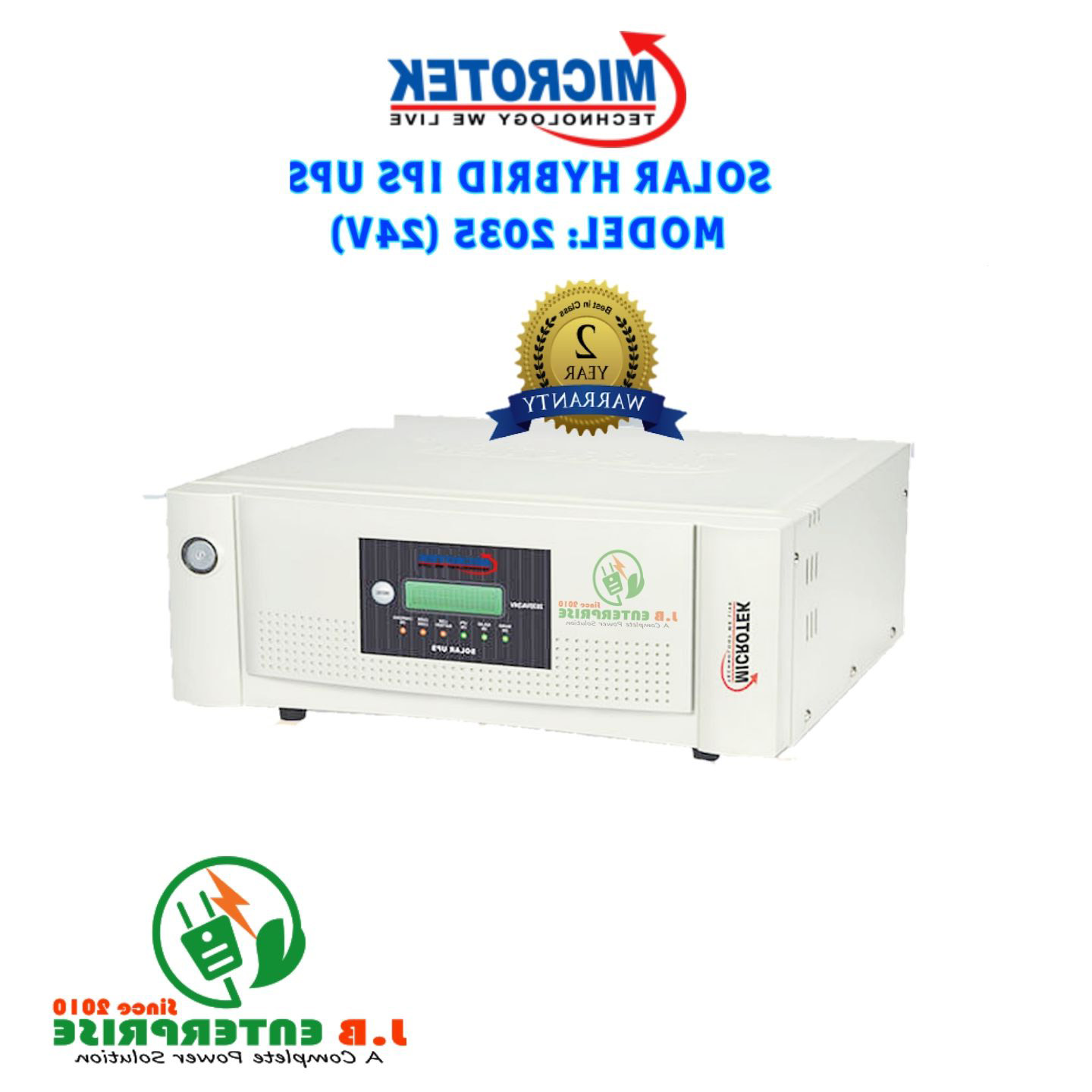 SOLAR IPS MICROTEK 2035 FOR 12V 2 BATTERY. 