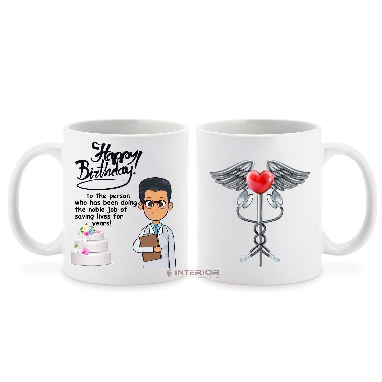 Doctor Happy Birthday Quotes With Doctor Logo Design Printed White Ceramic Tea Milk And Coffee Mug Cup Best Gift For Girls Men Women Boys Girlfriend Boyfriend Brother Sister Pack Of 1 Inte 6506 Buy