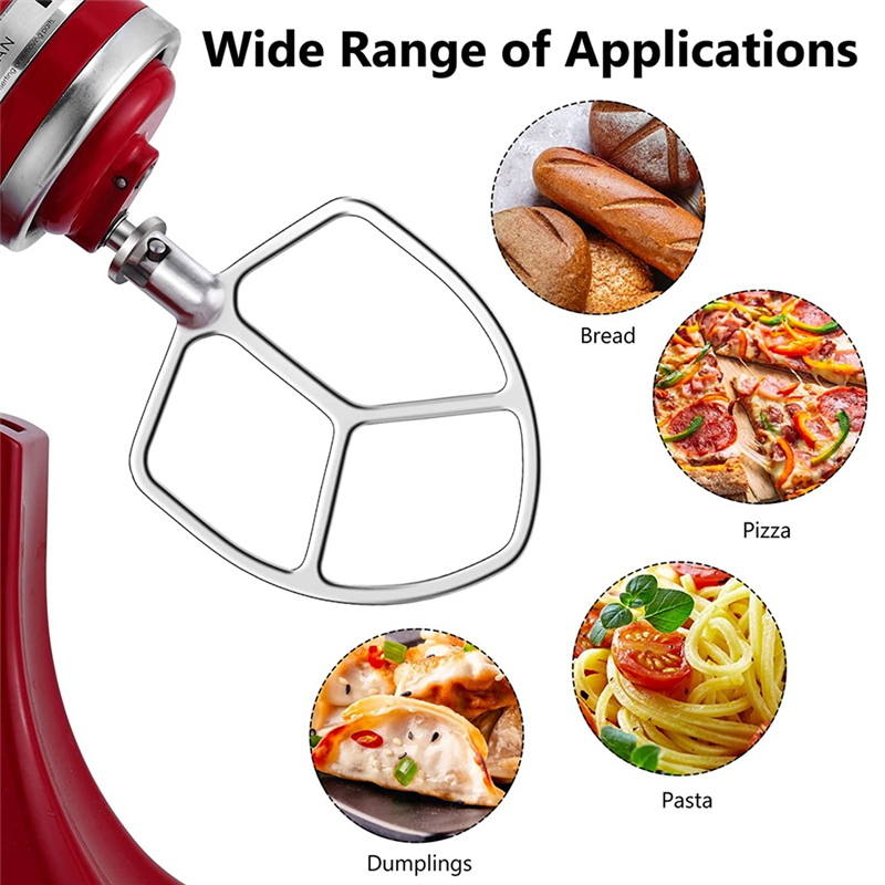 Stand Mixer Attachments for Kitchenaid Stand Mixers 5 Quart Lift and 6 Quart Dishwasher Safe. 