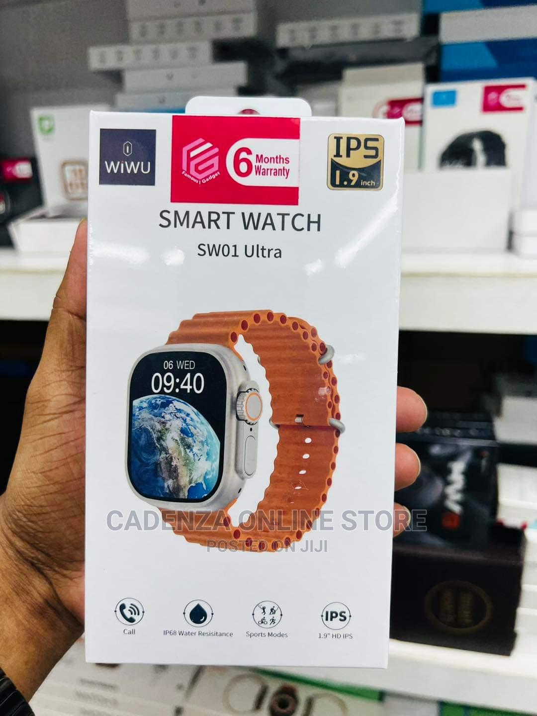 Wiwu SW01 Ultra Smart Watch With HD Display-. 