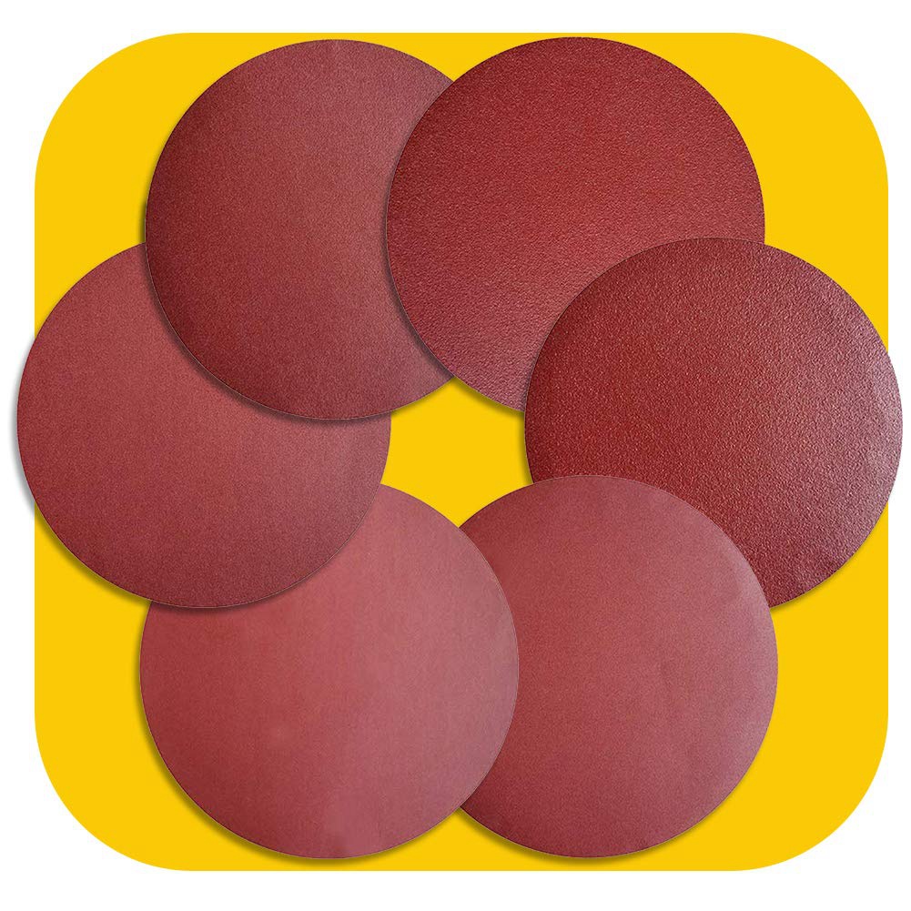 30 PCS 9 Inch NO-Hole Aluminum Oxide Sanding Disc, Self Stick