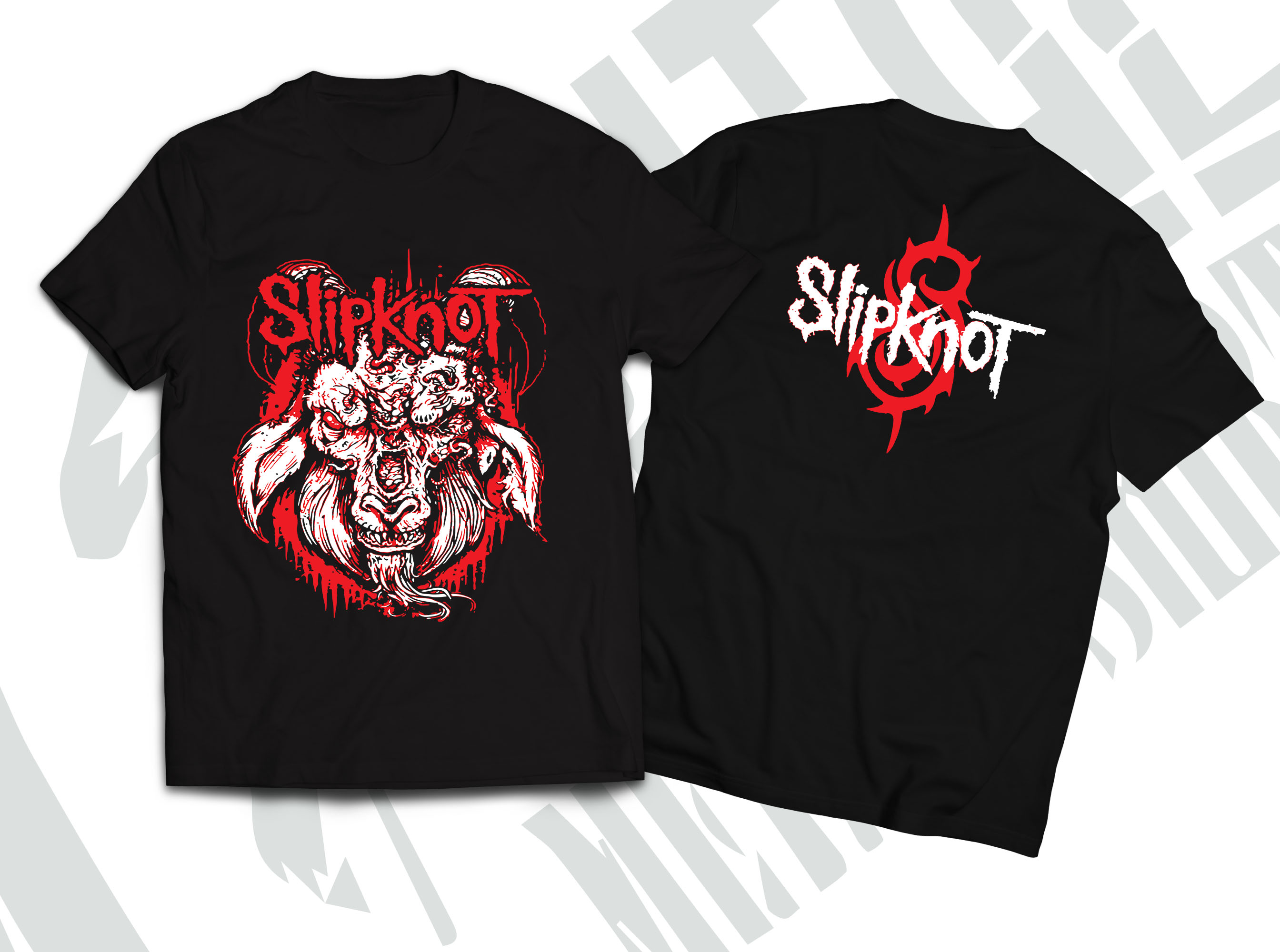 Brutal metal t-shirt Slipknot-2