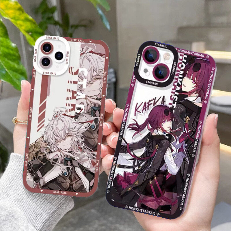 Phone Case For Huawei Nova 5T 7i 6 SE P40 Lite Case Cover Angel Eyes Honkai Star Rail Herta March 7th Kafka Jing Yuan Luocha Yanqing Soft Transparent Casing TPU Camera Protective Shockproof Full Protection Silicone Clear Square. 