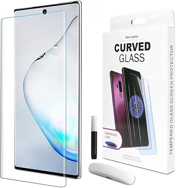 For Samsung Galaxy Note 10 Plus / Note 10 Pro Original UV Light Adhesive Tempered Glass Screen Protector. 