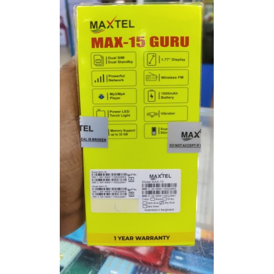 MAXTEL MAX 15 GURU FEATURE PHONE. 