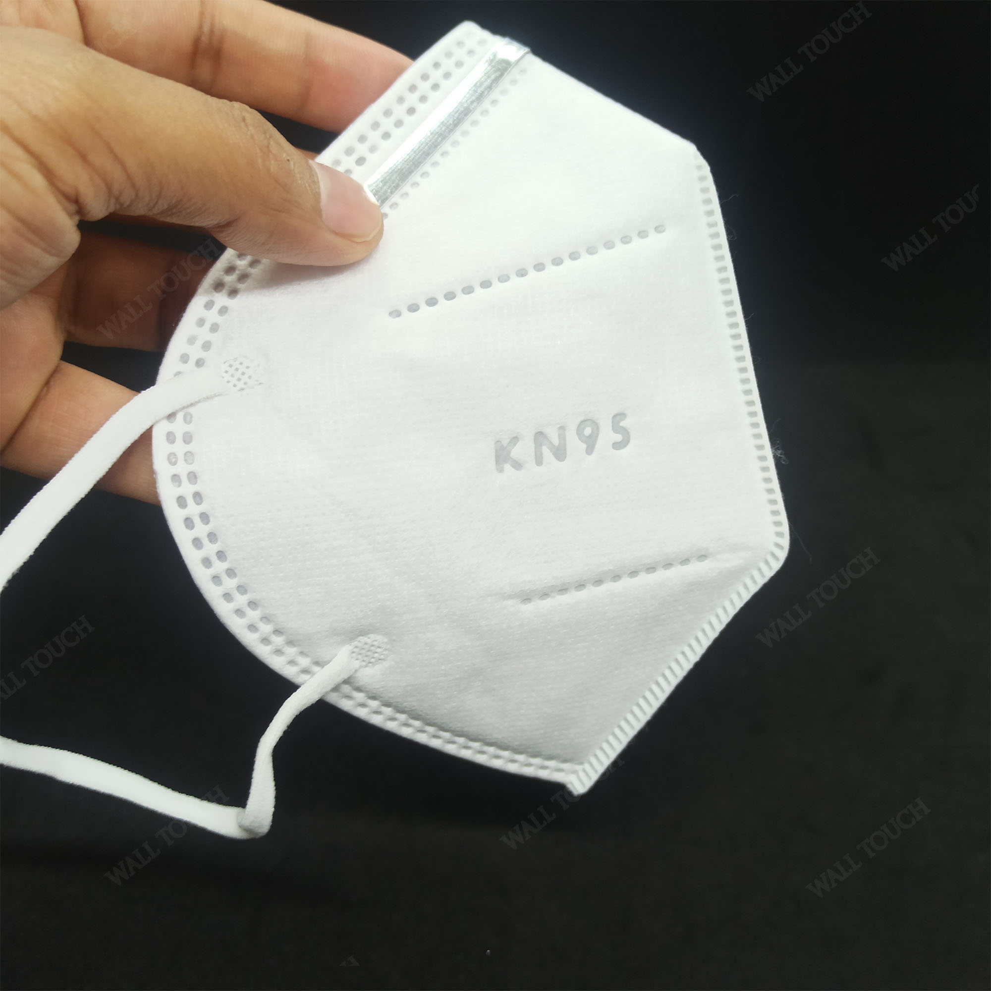 10 PCS 5-Layer KSL Brand Folding KN95 / KN-95 Protective Mask With Steel Nose Clip. 