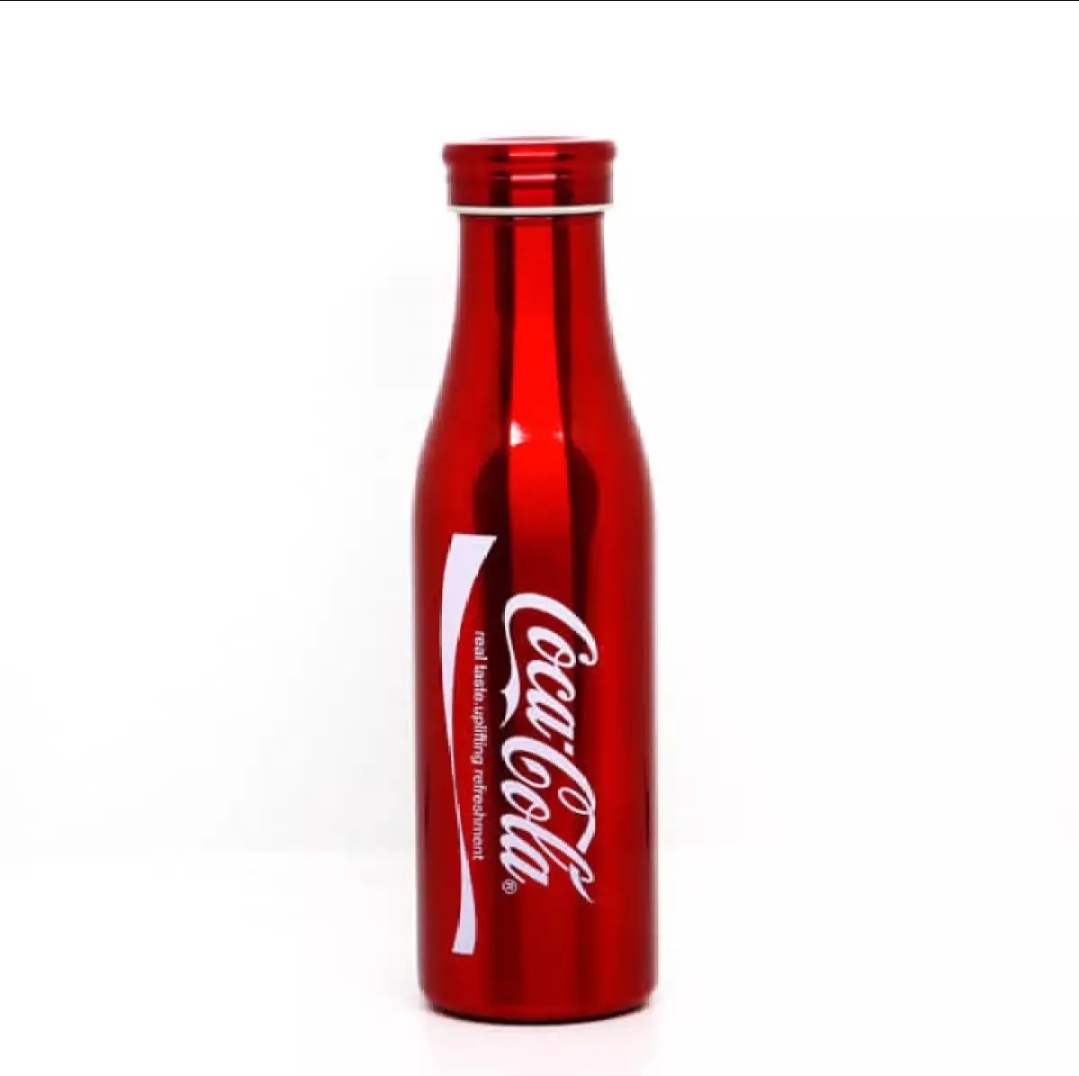 স্টেইনলেস স্টিল ভ্যাকুয়াম কোকা-কোলা and Pepsi  ইউনিক ডিজাইনের পানির বোতল 500ml - water bottle