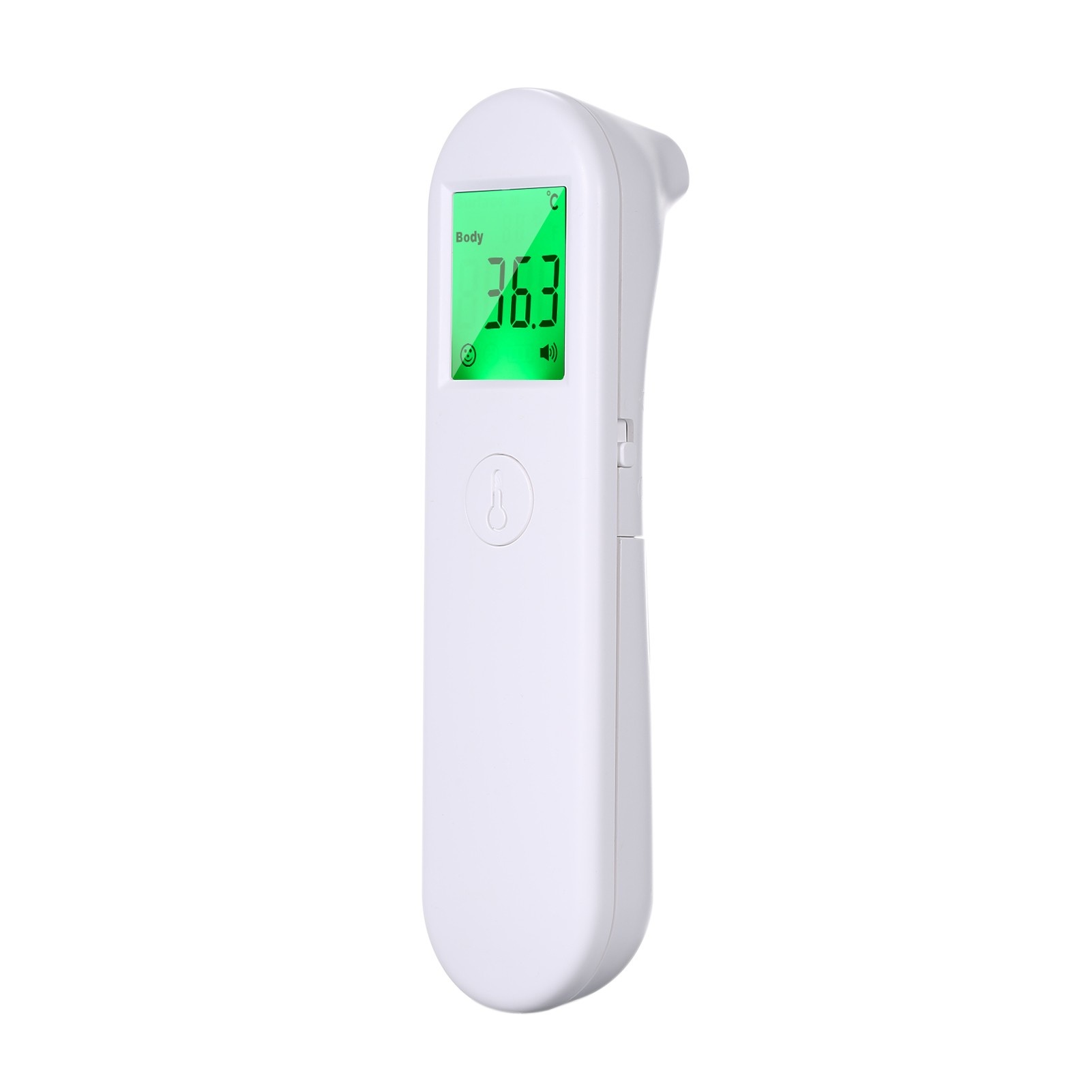 UX-A-02 Non Contact IR Infrared Thermometer + Fast Rapid Reading Finger Pulse Oximeter - white + blue. 