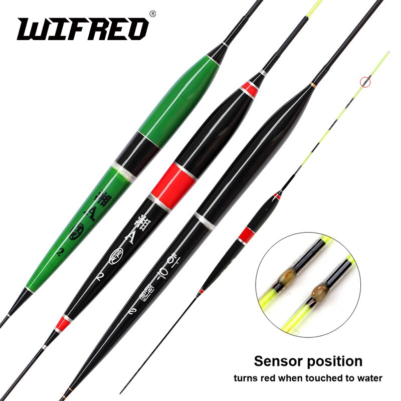 【VisioN Shop】 Version-Smart Carp Fishing Float Night Fishing Stick Chinese Floats Terminal Tackle  Bite Change Color. 