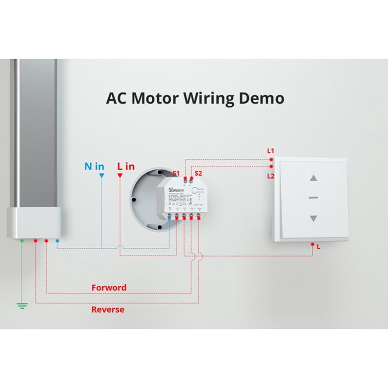 SONOFF Dual R3 Smart Wifi Switch 2 Gang Voice Control Via Alexa Home. 