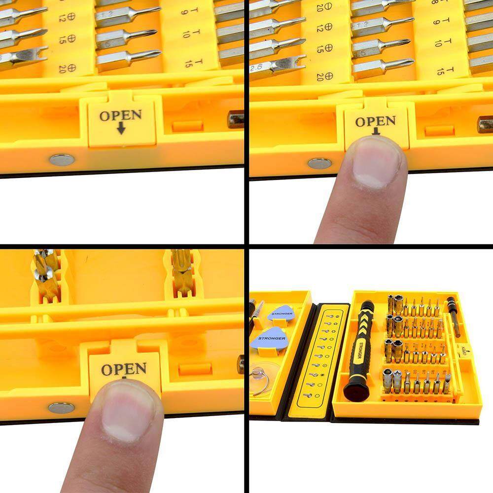 Mini Universal Tools Kit For Apple MacBook Pro Desktop Computer Laptop Notebook Android Iphone Tablet Electronics Multipurpose 38-Piece Precision Screwdrivers Repair Tool Set. 