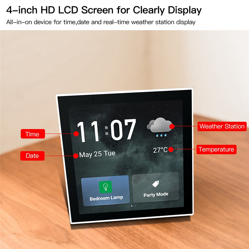 Tuya Smart Home Control Panel Multi-Functional Control Panel for Intelligent Scenes Smart. 