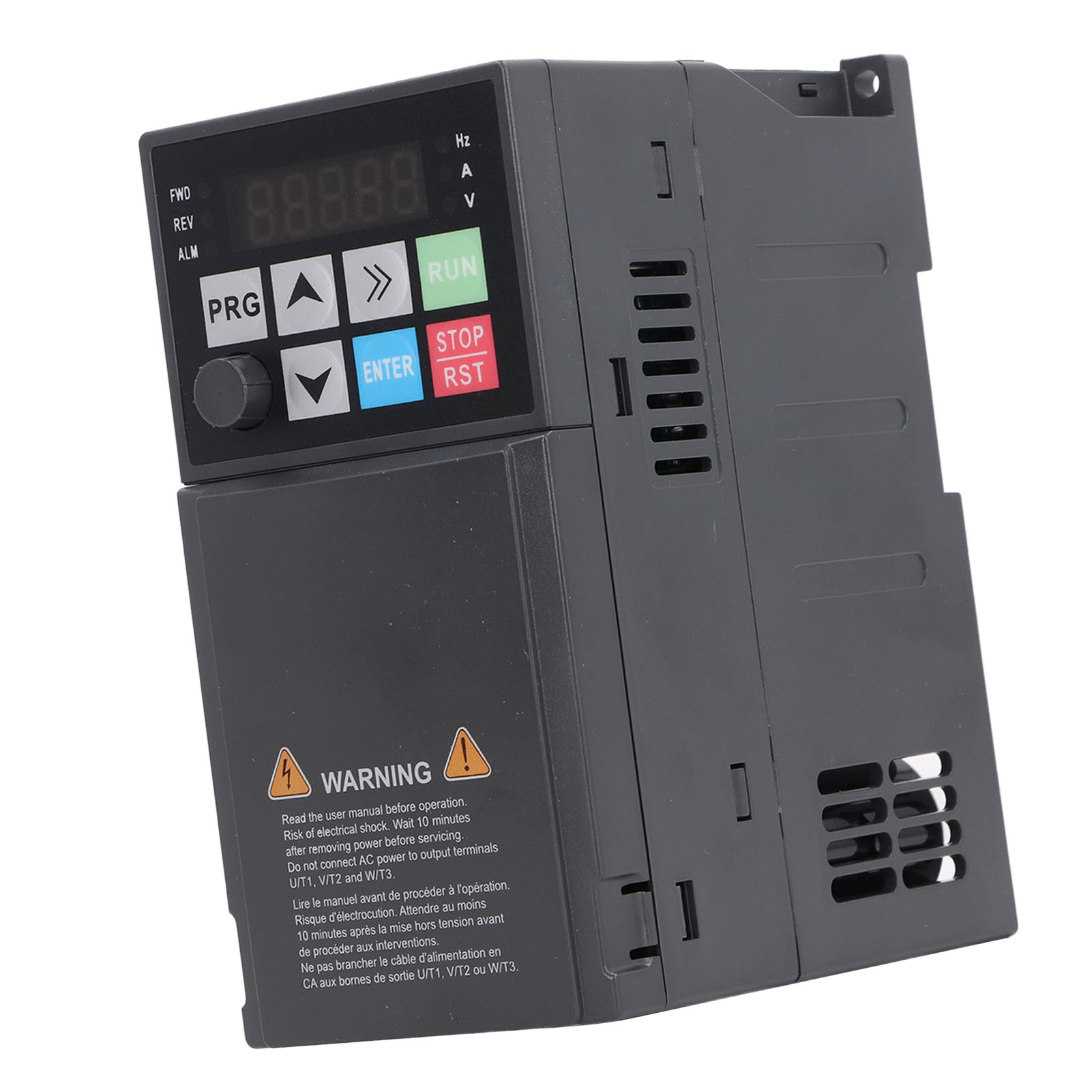 VFD Frequency Inverter 2.2KW 0-320Hz Output 50 60Hz Input Digital Display AC380V User Friendly for Motor. 