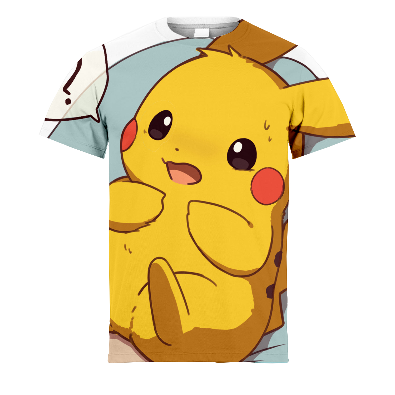 Summer 2023 New Pikachu Anime Men's And Women's T-shirt Trend Women Cute Fashion Children's Short-sleeved T-shirt. 