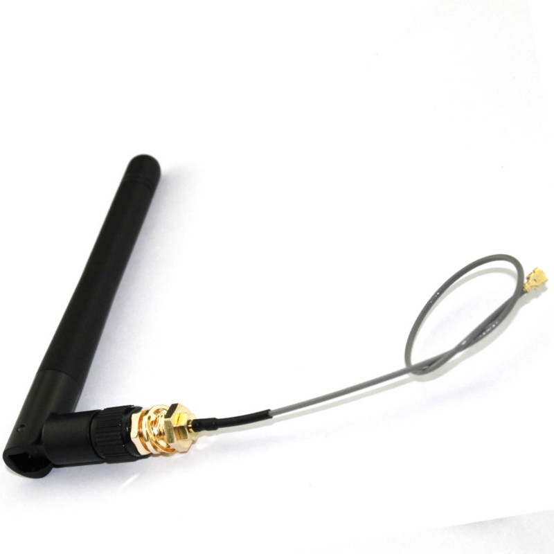 2.4G antenna folded Bluetooth wifi module ZigBee antenna SMA to IPEX feeder line 2.4GHz Antenna 3DBi. 