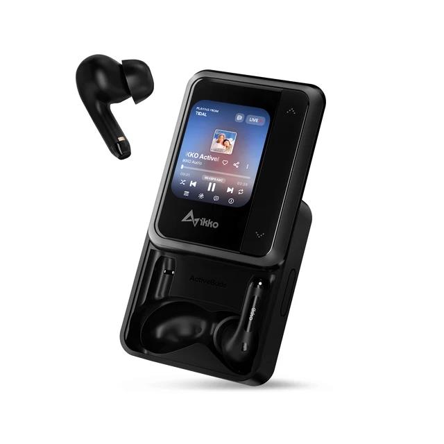 iKKO ActiveBuds Bluetooth Earphones Wireless Headphones World's First TWS Earbuds with Smart System Touchscreen In-Ear Headsets. 