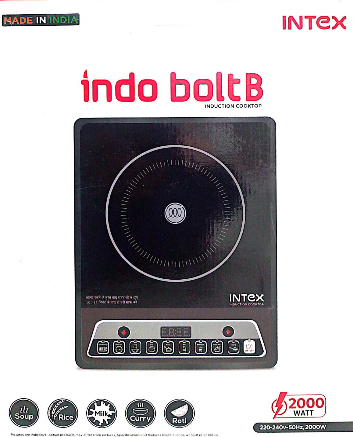Intex Indo  Bolt B Induction Cooktop. 