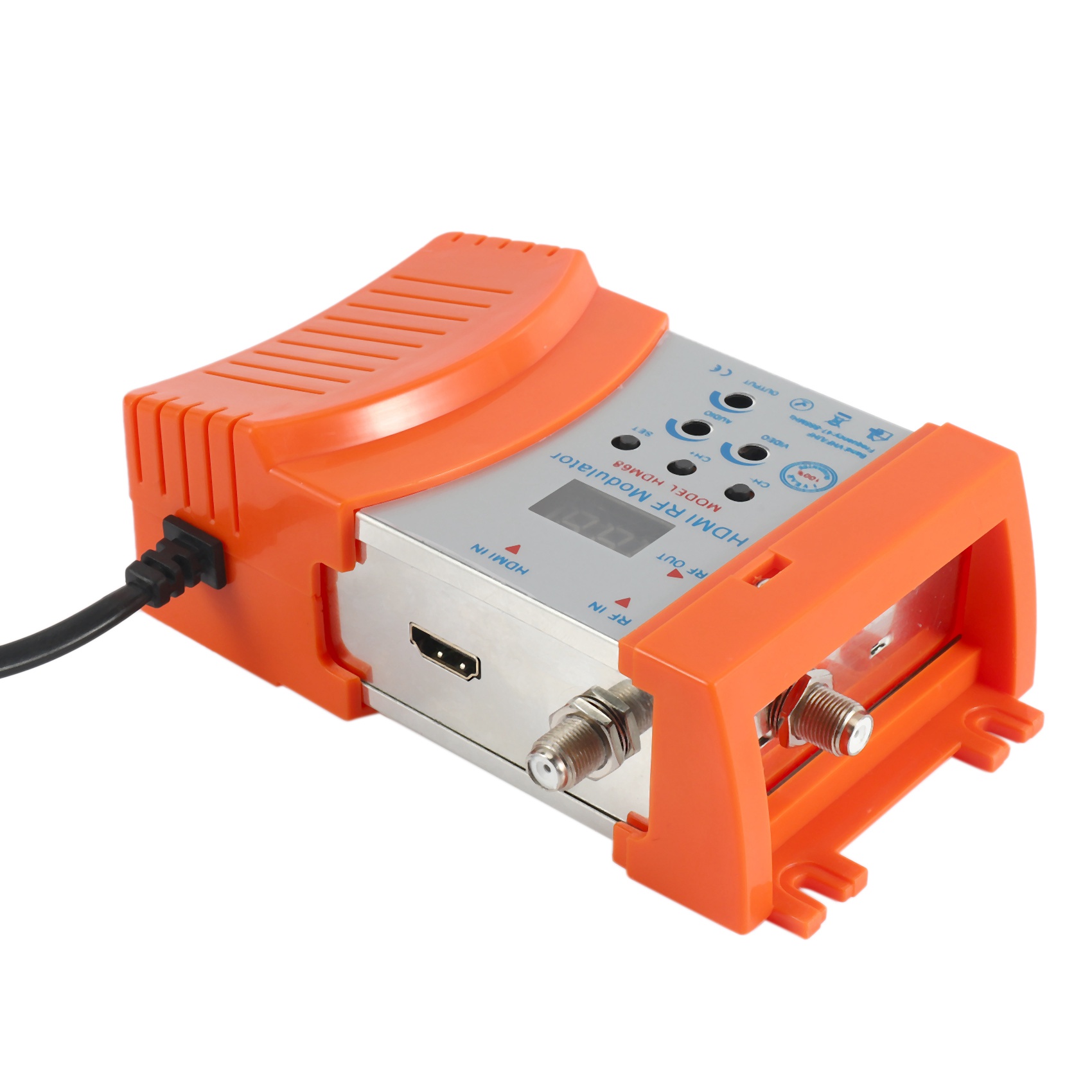 HDM68 Modulator Digital RF Modulator AV to RF Converter EU Plug. 