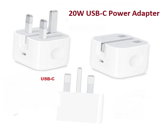 For iPhone 12 Pro Max 20W PD Fast Charging Adapter UK Plug Featuring Folding Pins Type C Charger Power Adapter For iPhone 12 / 12 Pro / 12 Mini. 