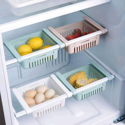 Multifunction Kitchen Refrigerator Storage Basket Rack Fridge Freezer Shelf Holder Pull Out Plastic Drawer Organiser Space Saver 4 Buy Online At Best Prices In Bangladesh Daraz Com Bd