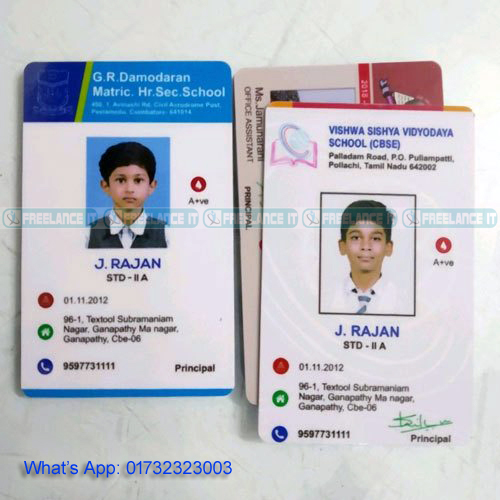 School College University Student UV Printing PVC ID Card with Customizable Design and Gift Option. 