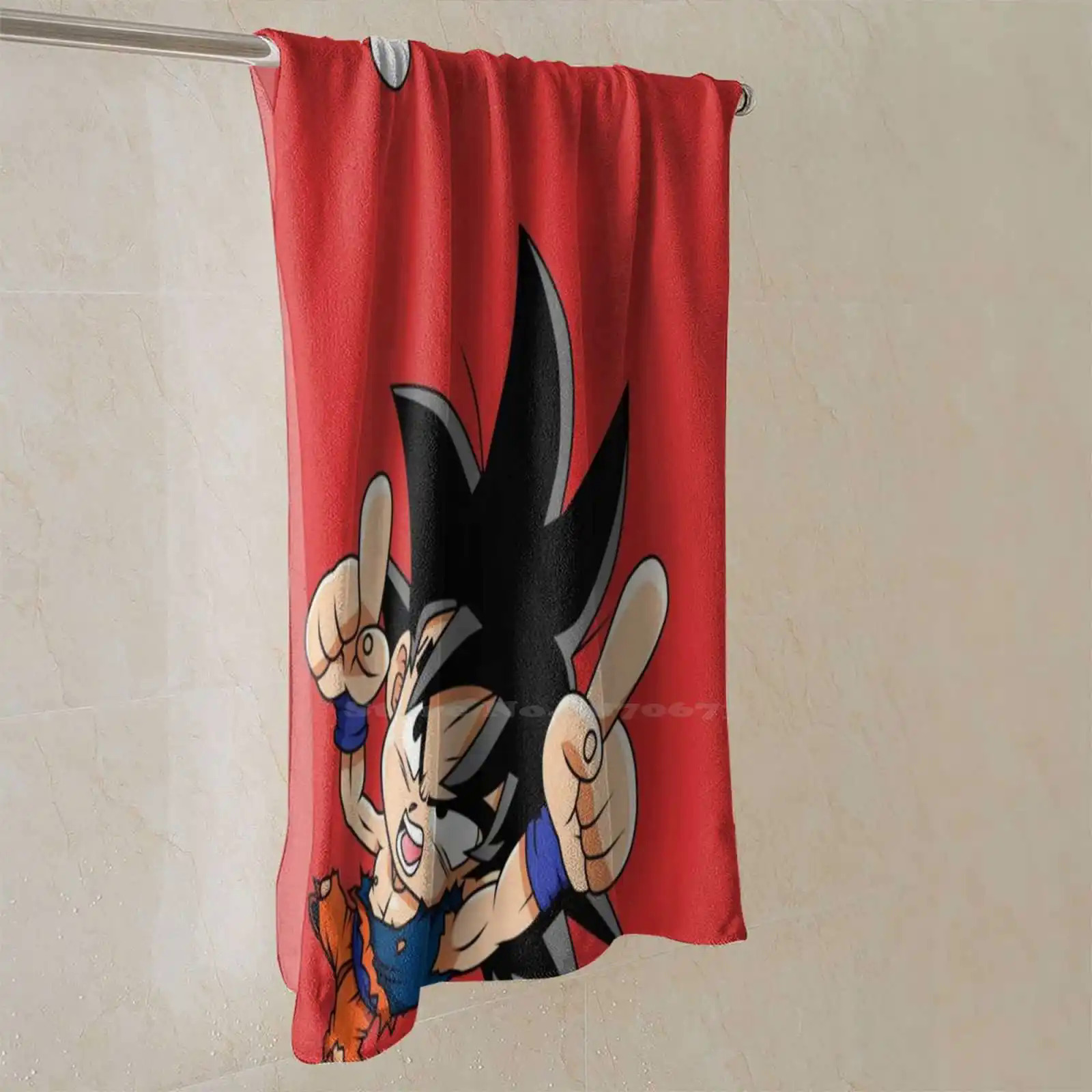 Vegeta And Goku Dance Soft Comfortable Bath Shower Towel Goku Vegeta Vegito Gogeta Dance Dbsuper Z Dbz Super Dbs Ssj. 