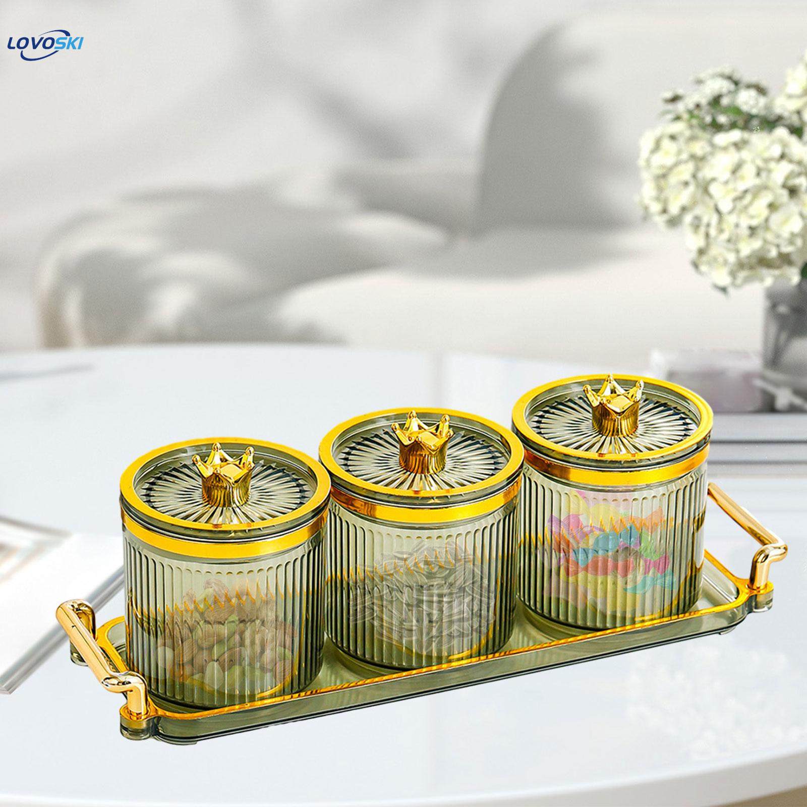 Dry Fruit Tray Multifunction Food Storage Container Appetizer Serving Tray. 