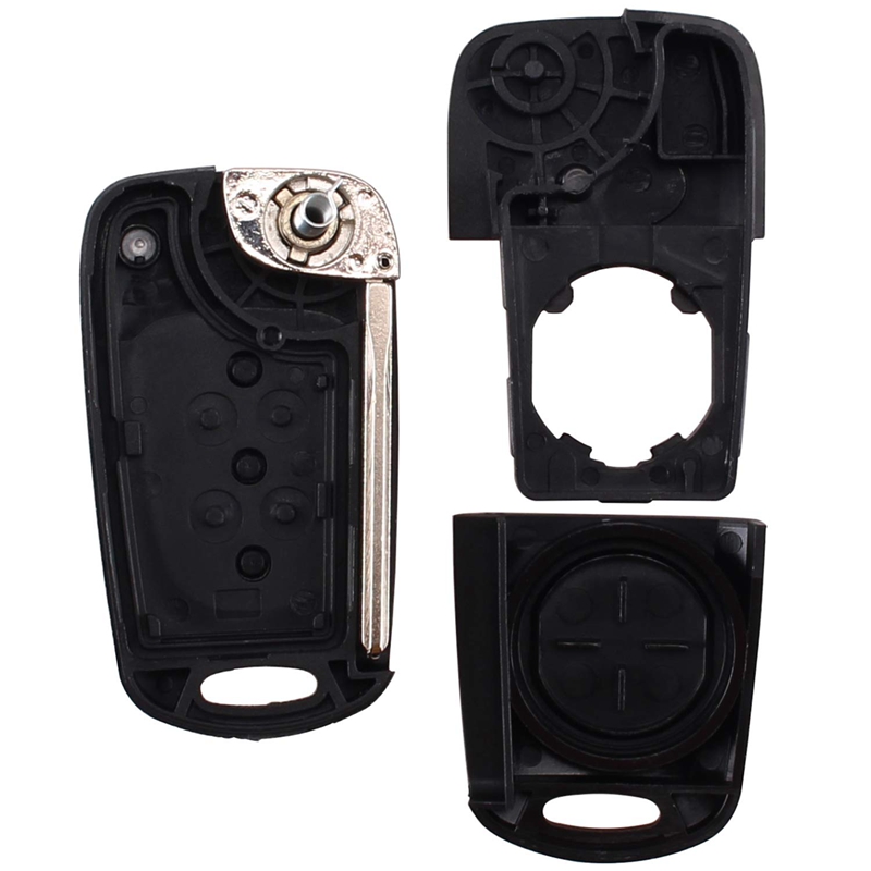 3 Buttons Flip Folding Remote Key Shell Case for Hyundai I20 I30 I35 IX20 IX35. 