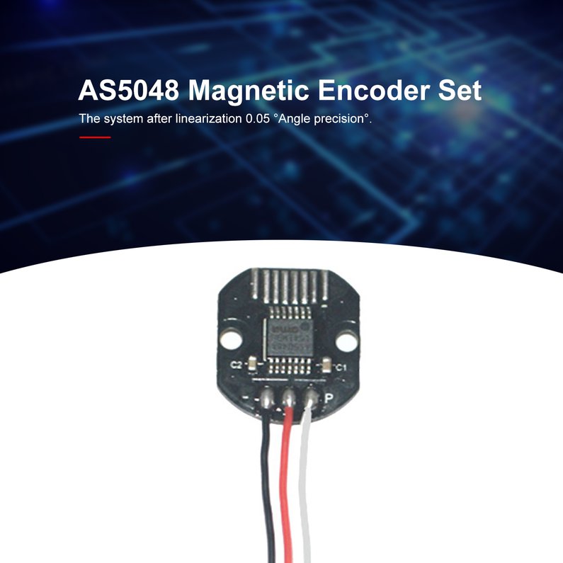 AS5048 Magnetic Encoder Sets PWM and SPI Interface Precision 14 Bit Holder. 
