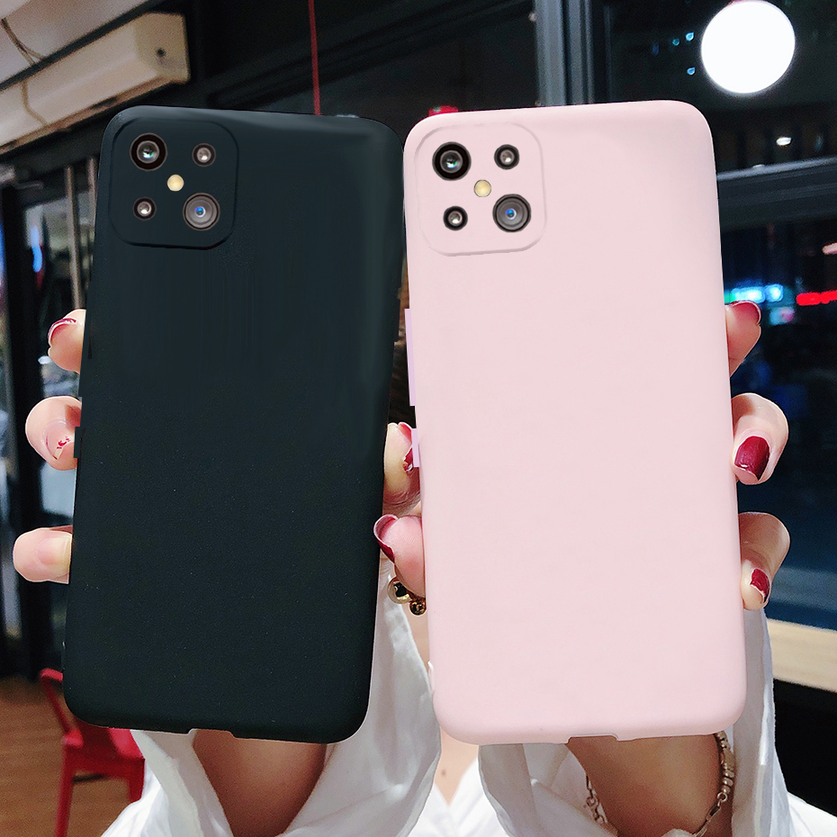 For Oppo Reno 4Z 5G Case CPH2065 Candy Color Soft TPU Fundas Back Cover For Oppo Reno4 Z 4 Z Reno4Z Oppo A92s Phone Case Bumper