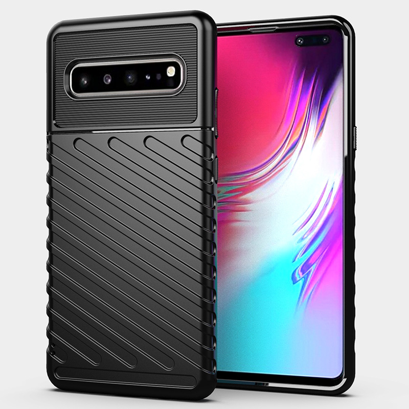 Applicable to Samsung S10 5G Mobile Phone Case Samsung S105G Phone Case Thunder Military Anti-Fall Silicone All-Inclusive. 
