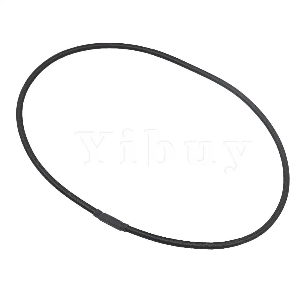 Yibuy 5pcs Black Large Round Elastic Band for Audio Microphone Shock Mount.