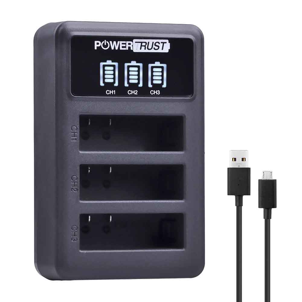 AZ16-1 Battery 1400mAh 3.85V AZ16-2 + LED USB 3slots Charger for Xiaomi Yi 2 4K Battery Original Xiao Mi Yi Lite Action Camera. 