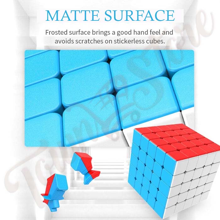 MoYu MeiLong 5x5 High Speed Cube Stickerless Matte Surface Magic Professors Cube Puzzle Toy. 
