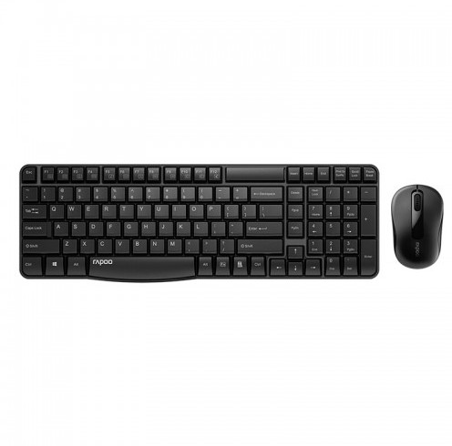 Rapoo X1800S Black Wireless Keyboard & Mouse Combo. 