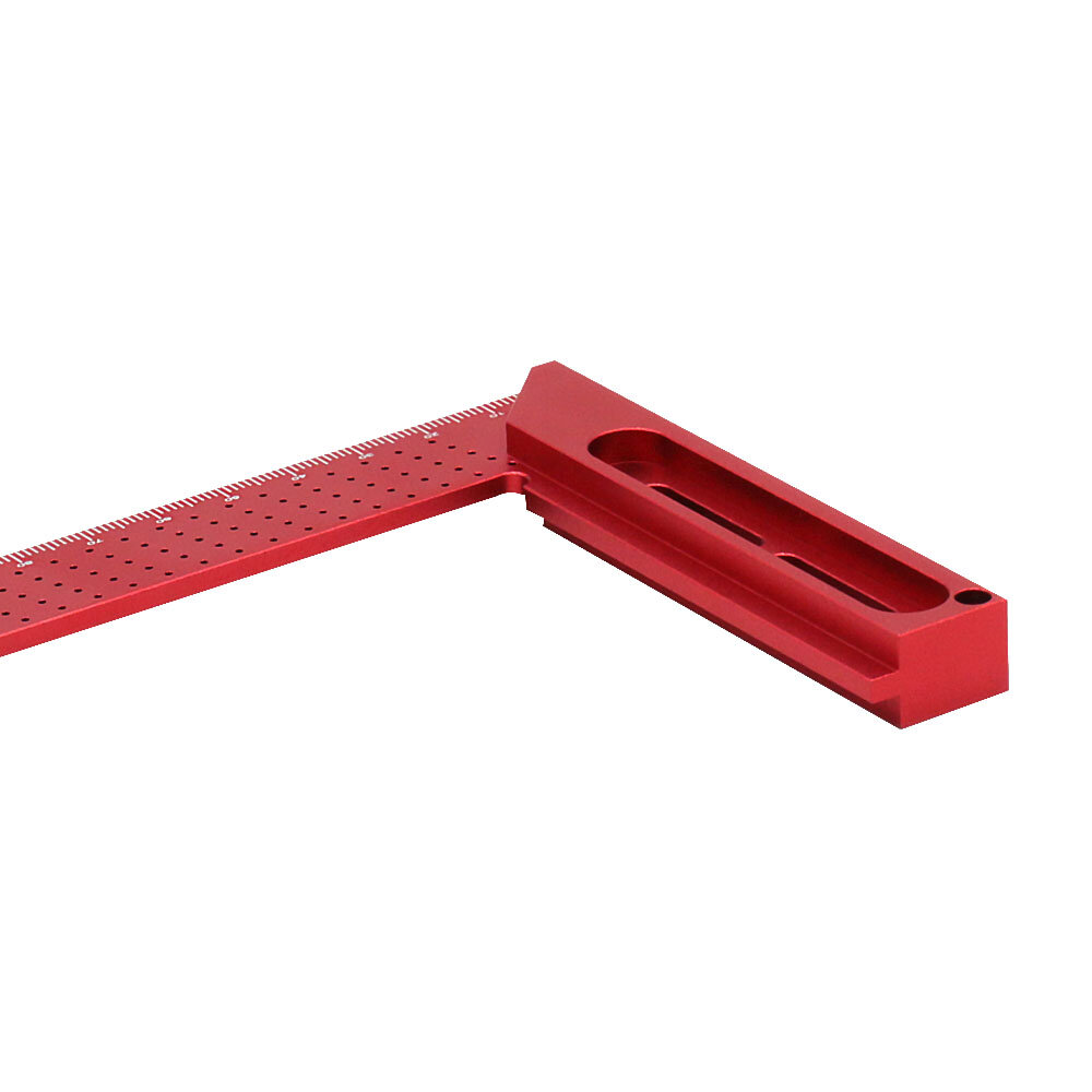 1 aluminum alloy woodworking square cross ruler precision T-ruler. 