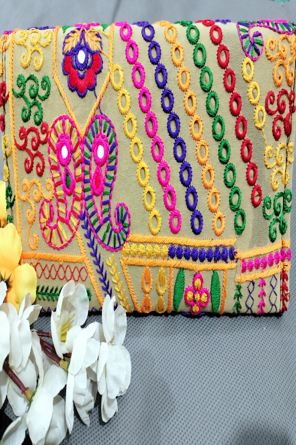 New Nokshi design hand stitch pars bag for woman. 