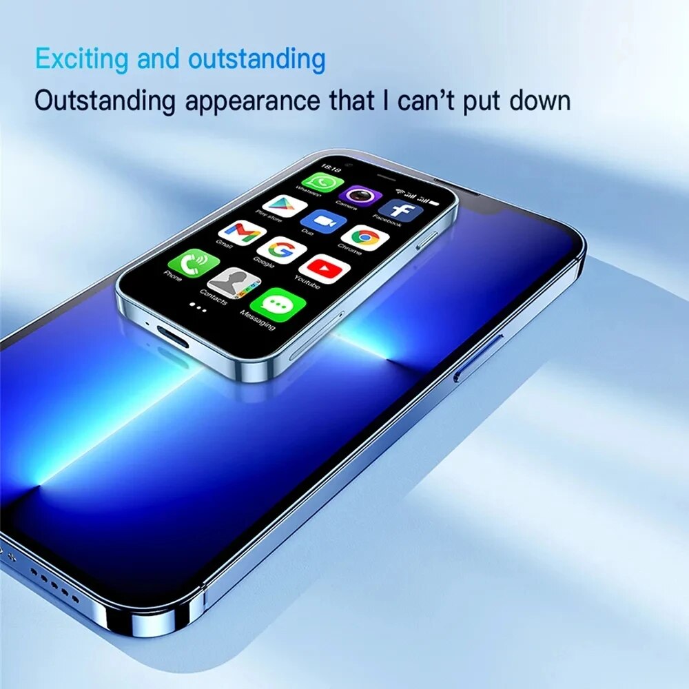New Mini Android 8.1 Smart Phone 3.0inch Display 2GB RAM 16GB ROM Dual SIM Standby Play Store WIFI Bluetooth 3G Little Phone. 