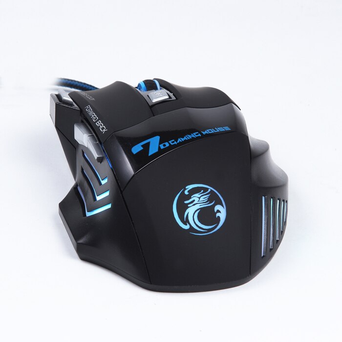 【happy one】LED 7D USB Wired Gaming Game Mouse PComputer table Silent PC Laptop Accessories. 