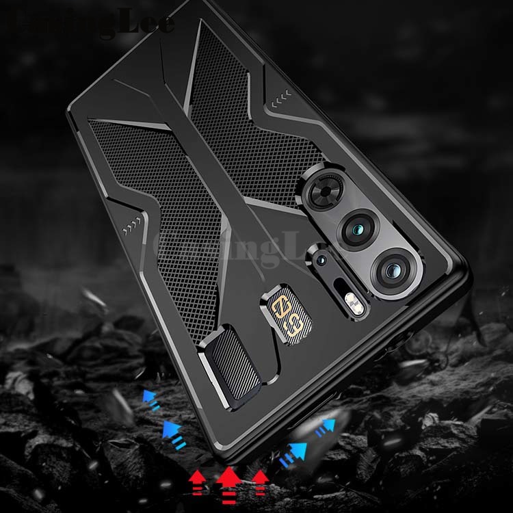 For Nubia Redmagic 9 Pro Case Heat Dissipation Cover Soft Back PC Hollow Breathe Nubia Redmagic9 Red Magic 9 Pro. 