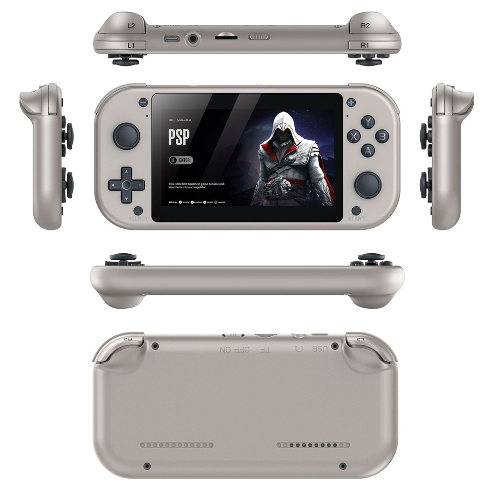 Qiunery 4.3 Inch Video Game Console With Built In 20000+ Games Games 1500MAH Battery Game Console 4K HD Video Nostalgic Game Controller 3D Joystick Console For Kids Men Women. 
