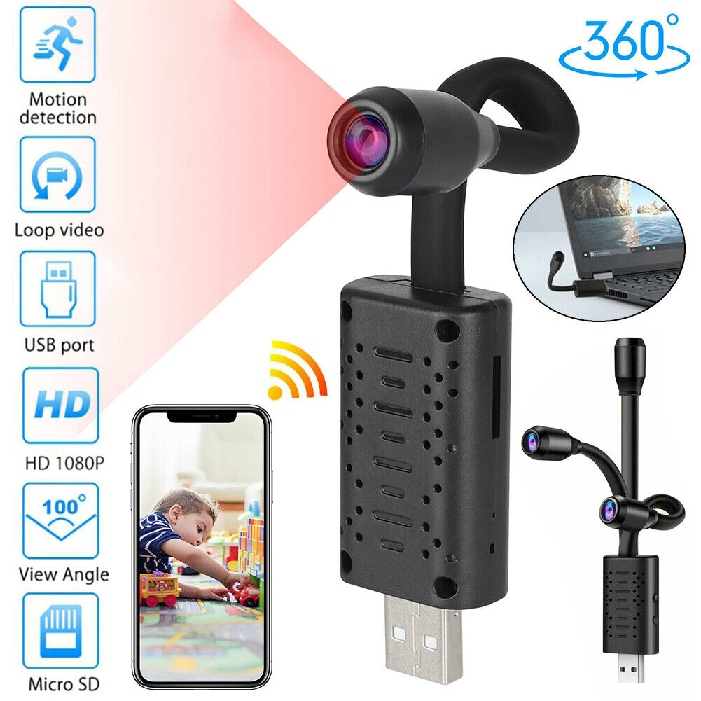 Cloud Storage Smart Small Flexible USB Cameras V380 Pro APP P2P CCTV IP WIFI USB Camera. 