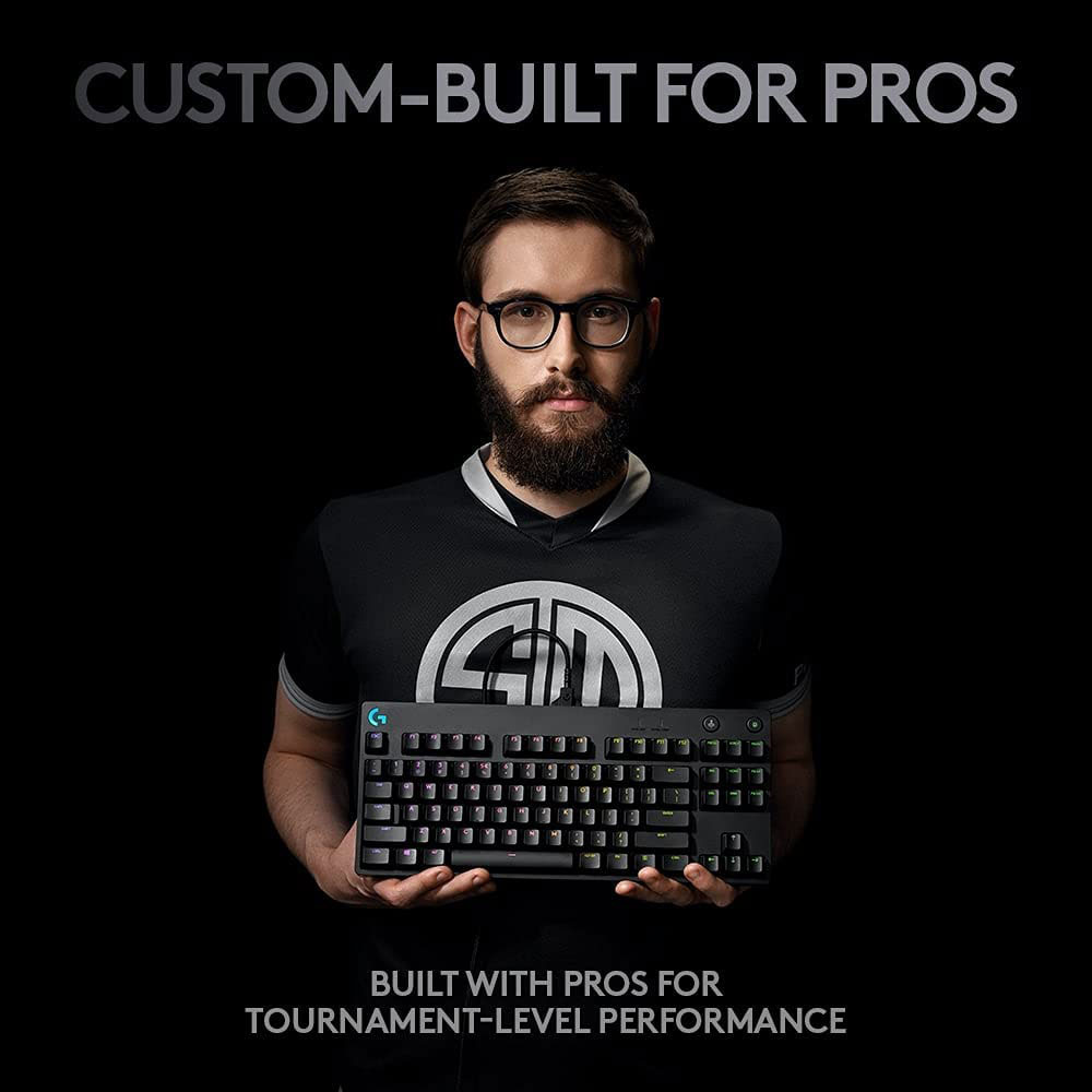 Logitech G PRO Gaming Keyboard with GX Clicky Switches. 