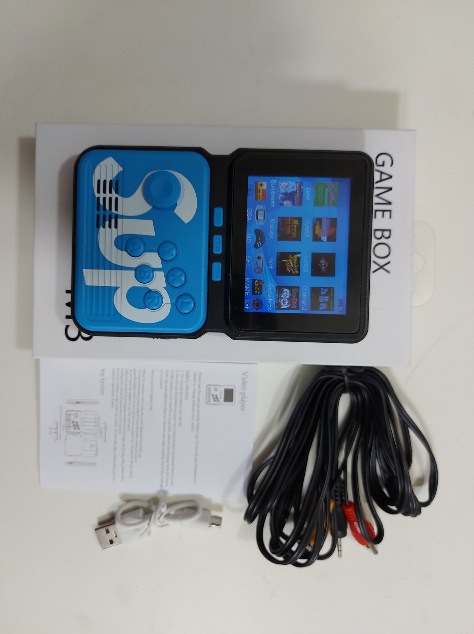 M3 Game Box Built-in 900 Retro Classic Games in Mini Handheld Console. 